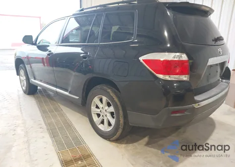 2013 Toyota Highlander Base Plus V6 from USA, damaged, VIN 5TDZK3EH2DS103098